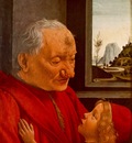 GHIRLANDAIO PORTRAIT OF AN OLD MAN WITH A CHILD, LOUVRE