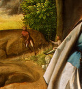 giorgione the adoration of the shepherds, detalj