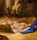 giorgione the adoration of the shepherds, detalj