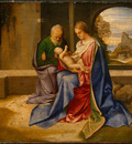 GIORGIONE THE HOLY FAMILY, PROBABLY C  1500, NGW