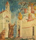Giotto Legend of St Francis [10] Exorcism of the Demons at Arezzo