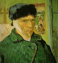 van Gogh Self portrait with bandaged ear, 1889, 60x49 cm, Co