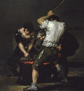 Goya The Forge, c 1815 1820, 181 6x125 1 cm, Frick coll  NY