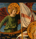 Gozzoli Saint Ursula with Angels and Donor, 1455, 47x28 6 cm
