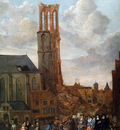 Grasdorp Jan Collapsed tower of church Sun