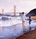Steve Hanks Morning at Bakers Beach, De