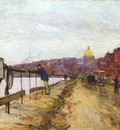 hassam charles river and beacon hill c1892