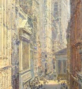 hassam lower manhattan broad and wall streets