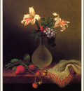 bs flo Martin Johnson Heade Vase Of Corn Lilies And Heliotrope