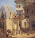 Greek Peasant Women By A Well
