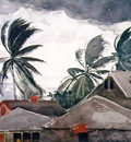 Homer Hurricane, Bahamas, 1898 99, 36 8x53 3 cm, Metropolita