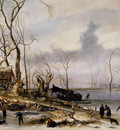 Kesssel van Jan Winterlandscape Sun