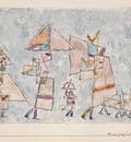 Klee Promenade in the Orient, 1932, Watercolor on paper, Bar