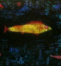 Klee The goldfish, 1925, Oil and watercolor on paper, mounte