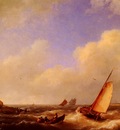 Koekkoek Hermanus The Scheldt River At Flessinghe
