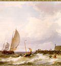 Koekkoek Rough Seas off the Dutch Coast sj