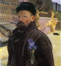 selfportrait with hyacinth