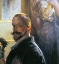 selfportrait with skull