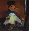 Edouard Manet In the Bar Le Bouchon
