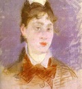 Edouard Manet Jeune fille au col casse, de face