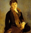Edouard Manet Portrait of Mlle Isabelle Lemonnier