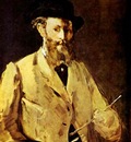 Edouard Manet Self Portrait with a Palette