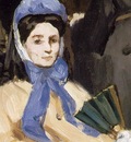 Manet Music in the Tuileries, 1862, 76x118 cm, Detalj Nati