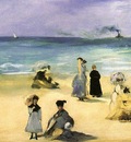 Manet On the Beach at Boulogne, Virginia Museum of Fine Arts