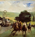 Manet Races at Longchamp, ca 1867, 43 9x84 5 cm, The Art Ins