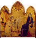 Martini The angel and the anunciation, 1333, Tempera on pane