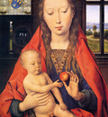 Memlings Hans Holy virgin and child Sun