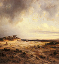 Michel Georges An Extensive Landscape With A Stormy Sky