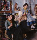 Venetian Women Spinning Wool