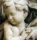 Michelangelo Madonna and Child detail2