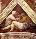 Michelangelo The Ancestors of Christ; Josias, Jechonias and Salathiel