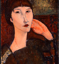 Modigliani Adrienne Woman with Bangs , 1917, NG Washington