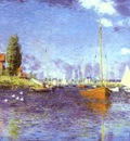 Claude Monet Red Boats  Argenteuil