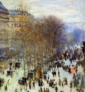Monet Claude The Boulevard des Capucines Sun