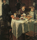 Monet The Luncheon, 1868, oil on canvas, Stadelsches Kunstin