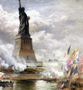 moran edward unveiling the statue of liberty