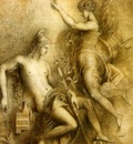 Moreau, Gustave Hesiode et la Muse end