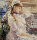Morisot Berthe Behind the Blinds