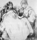 Morisot Berthe The seamstress Sun