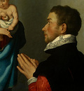 moroni,g b  a gentleman in adoration before the madonna, c