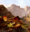 Muheim Jost Anton Hutte In Den Alpen