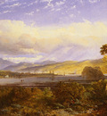 Niemann Edmund John A View Of Dumbarton From The Clyde River