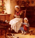 Oehmichen Hugo The Sewing Lesson