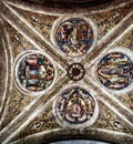 perugino pietro the ceiling with four medallions 1507