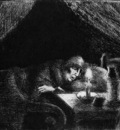 Pissarro Camille Grandmother Sun