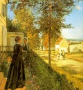 Pissarro Louveciennes The Road to Versailles, 1870, Foundat